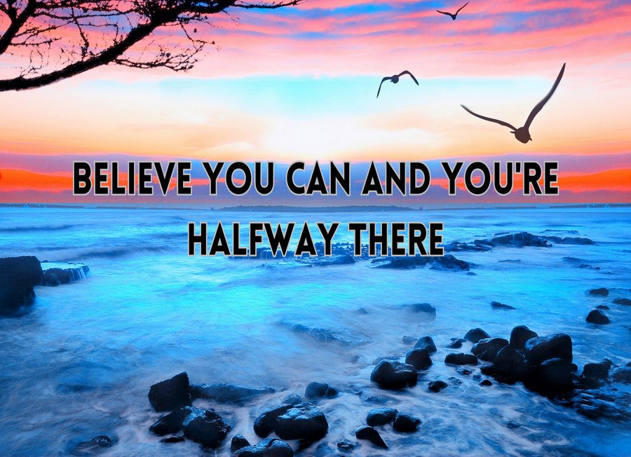 Believe You Can A4 Printable Art document preview