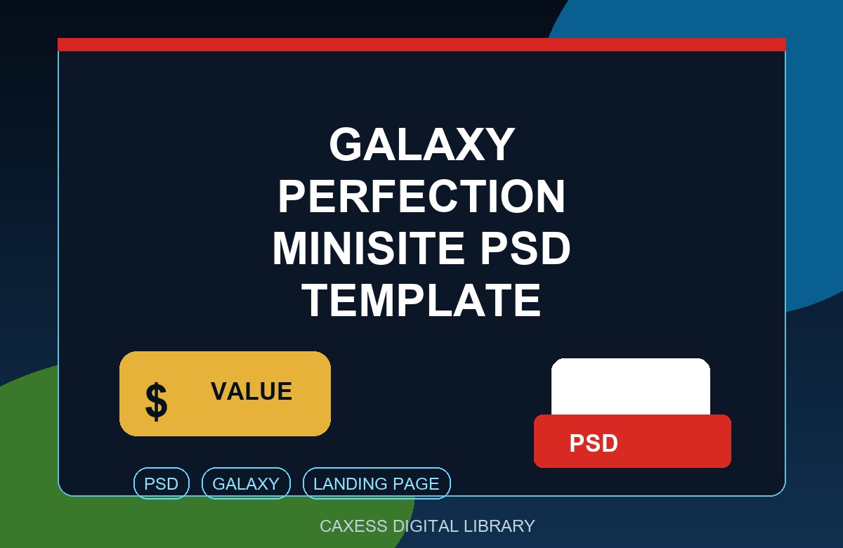 Galaxy Perfection Minisite PSD Template document preview