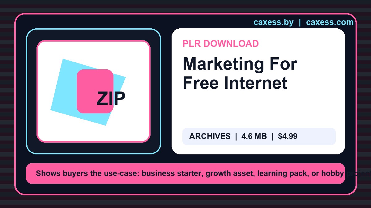 Marketing For Free Internet document preview