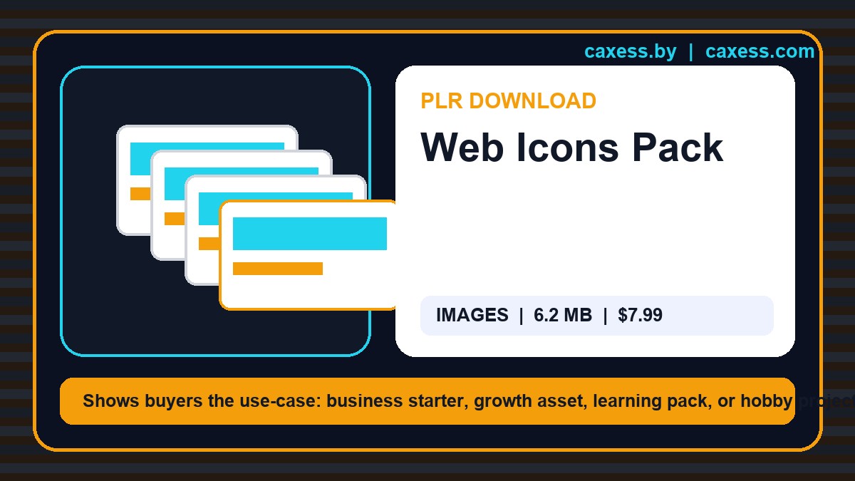 Web Icons Pack document preview