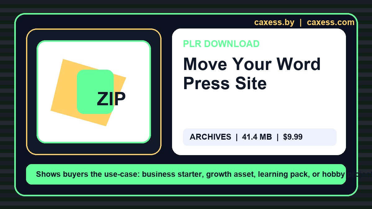 Move Your Word Press Site document preview