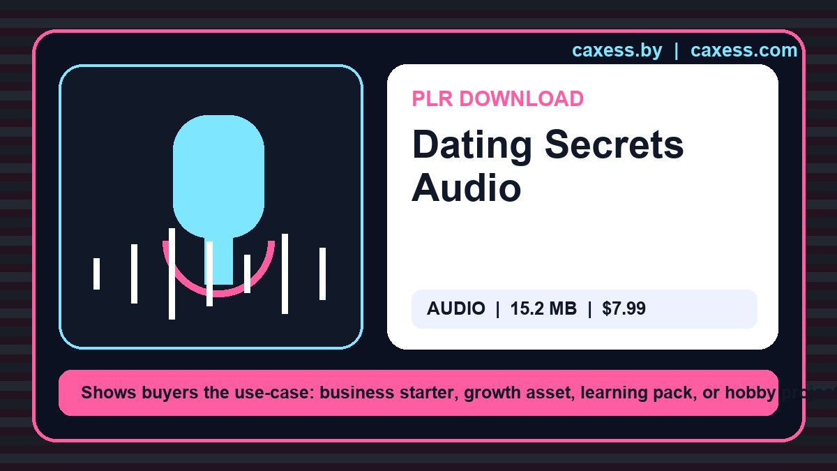 Dating Secrets Audio document preview