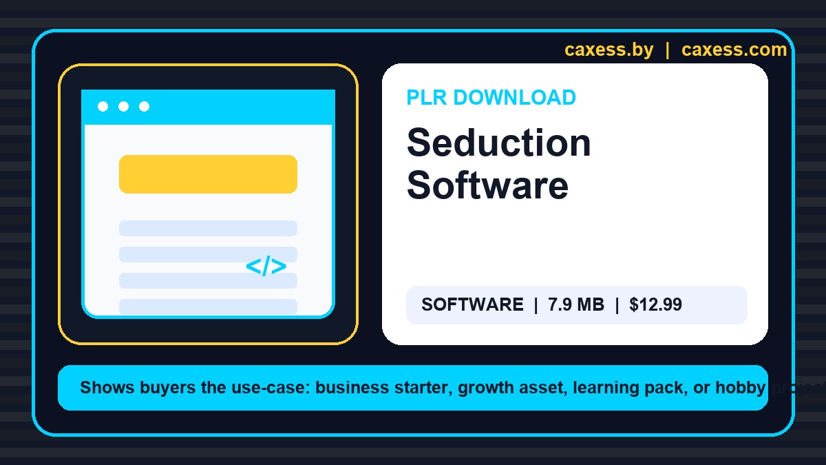 Seduction Software document preview
