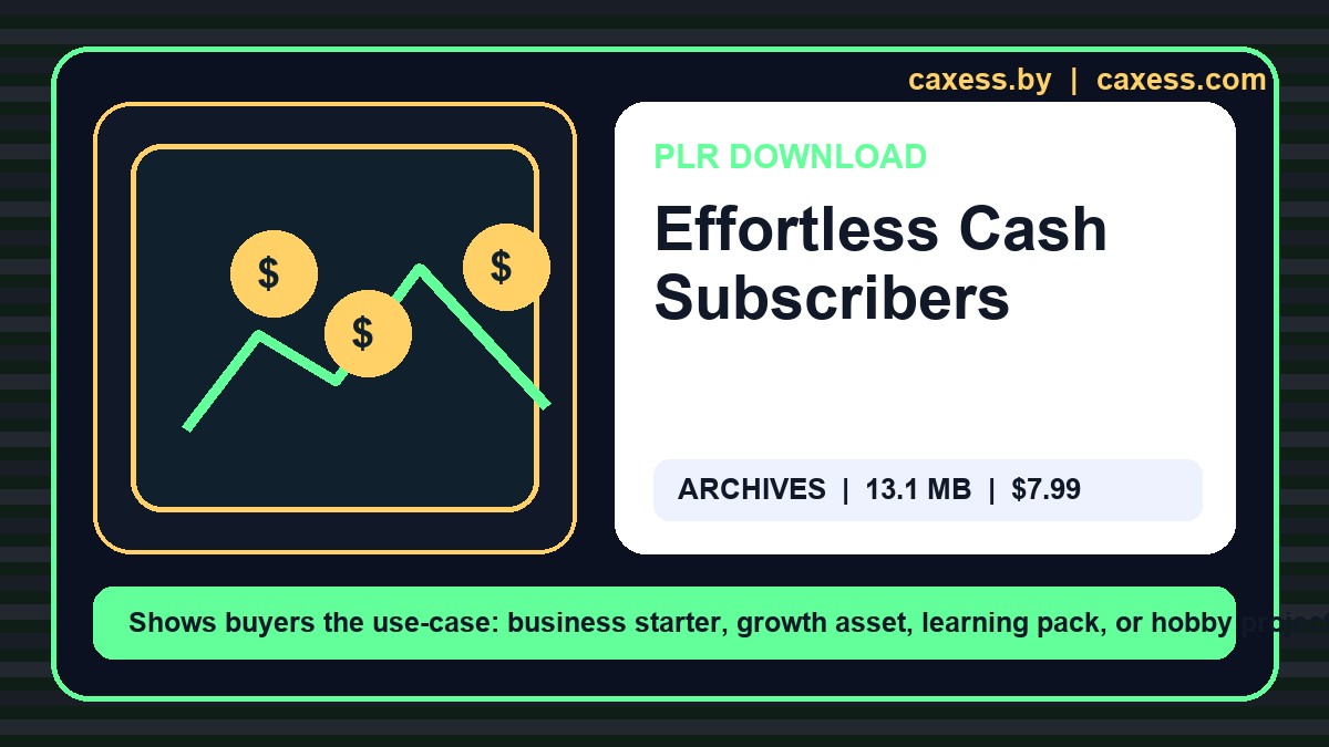 Effortless Cash Subscribers document preview