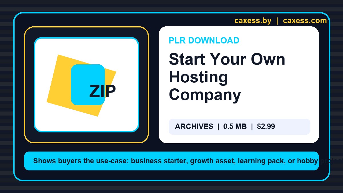 Start Your Own Hosting Company document preview